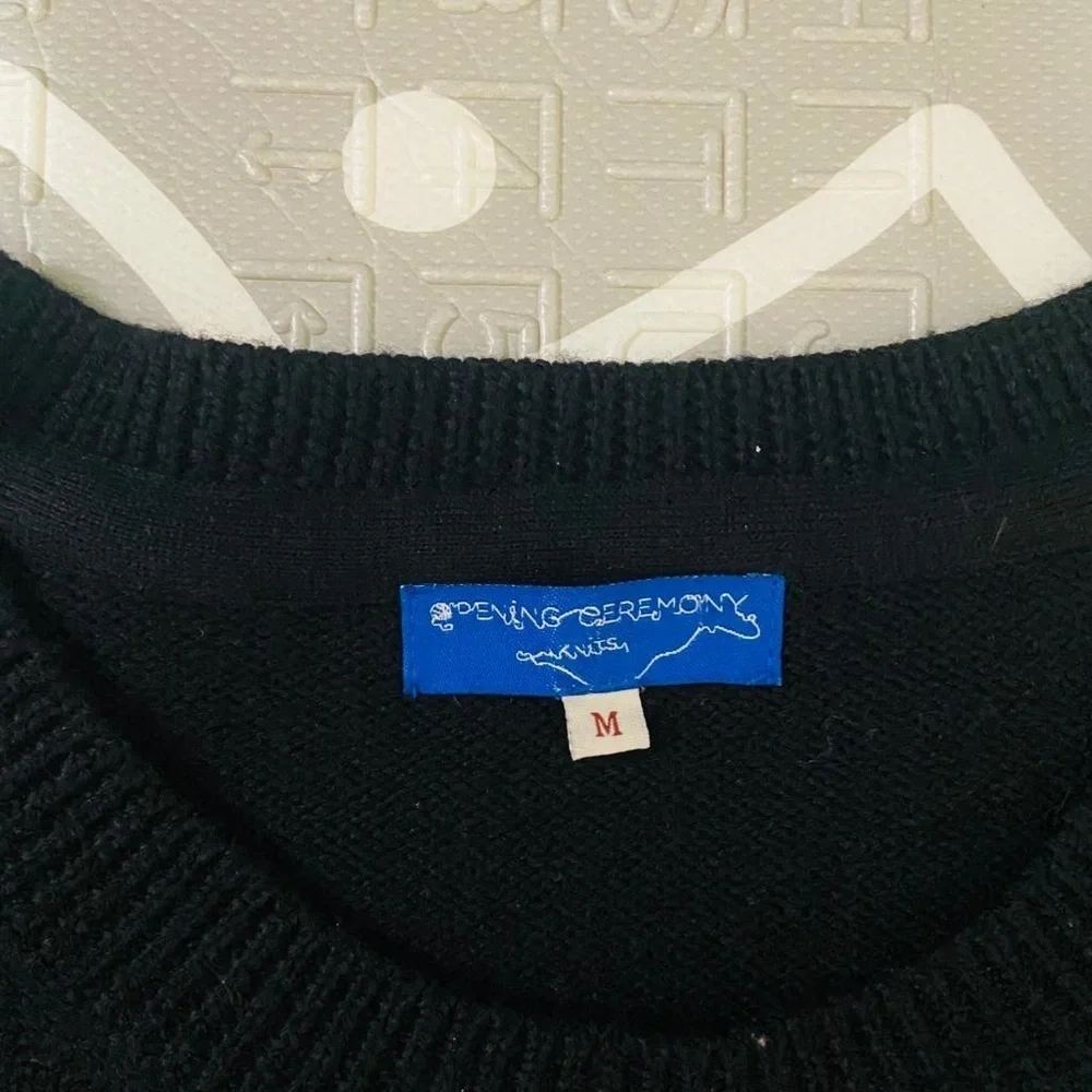 Opening Ceremony X Elvis Presley metal embroidered sweater sweatshirt